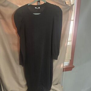 Calvin Klein Black Long Sleeve Dress-1308